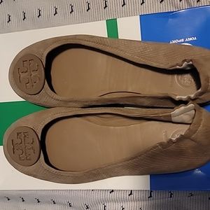 Toryburch  brown flat